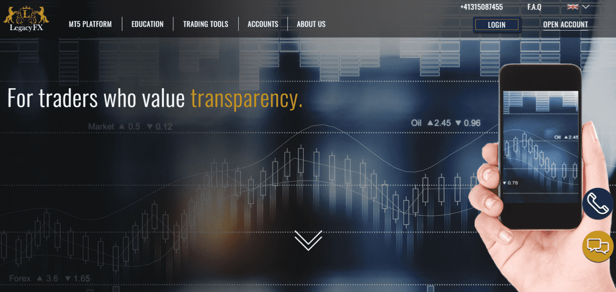 Page daccueil de Legacy FX Page daccueil de Legacy FX